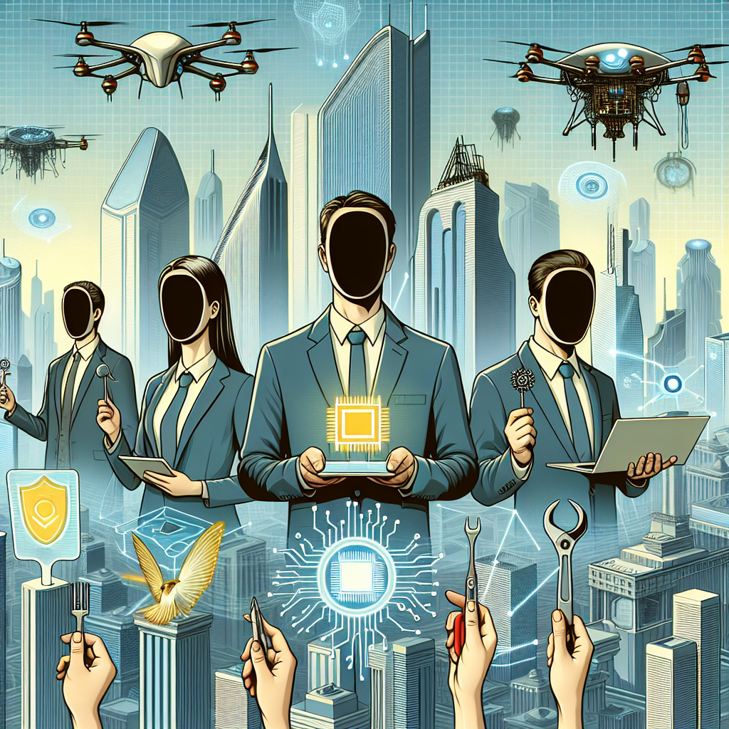 Image for: chatgpt_image_1544247e.png A cyberpunk city under surveillance, with drones monitoring citizens in a dystopian setting