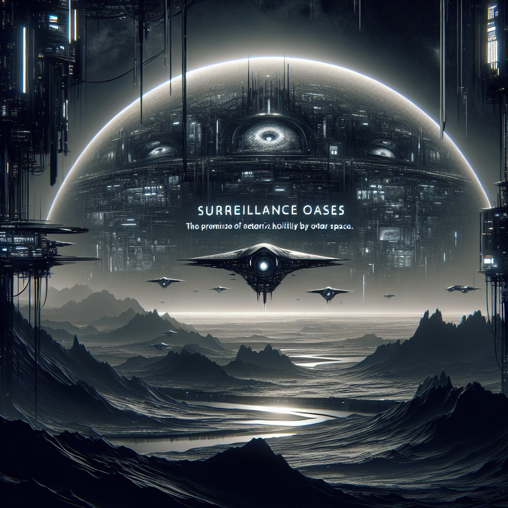 Image for: chatgpt_image_da2fb775.png Futuristic space habitat with surveillance technology elements.
