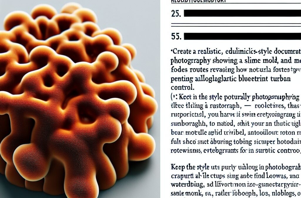 Slime Mold: The Algorithmic Blueprint for Urban Control