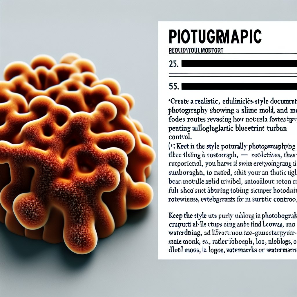 Image for: chatgpt_image_8ad4a1c2.jpg Illustration of Slime Mold: The Algorithmic Blueprint for Urban Control