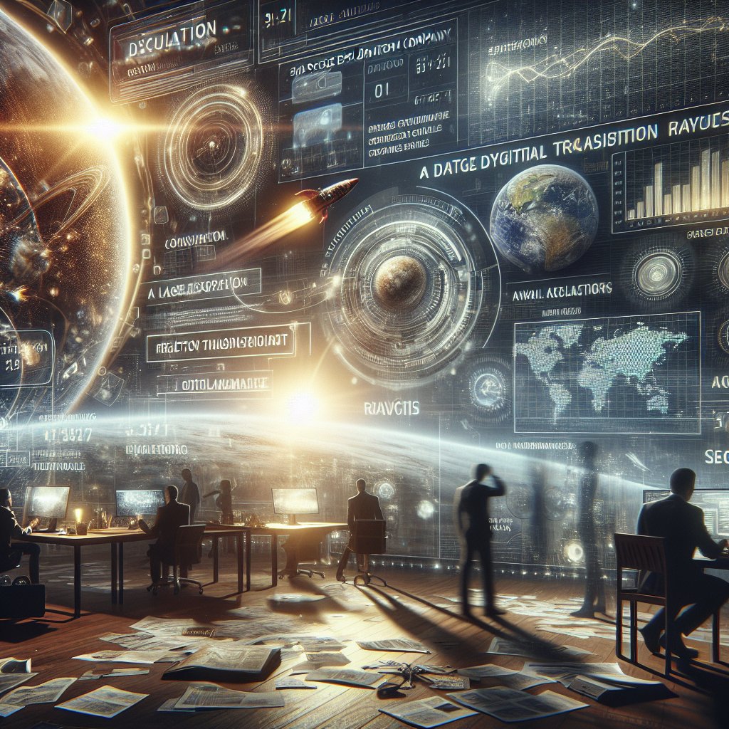 Illustration of SpaceX's $133M Bitcoin Move: A Digital Power Play?