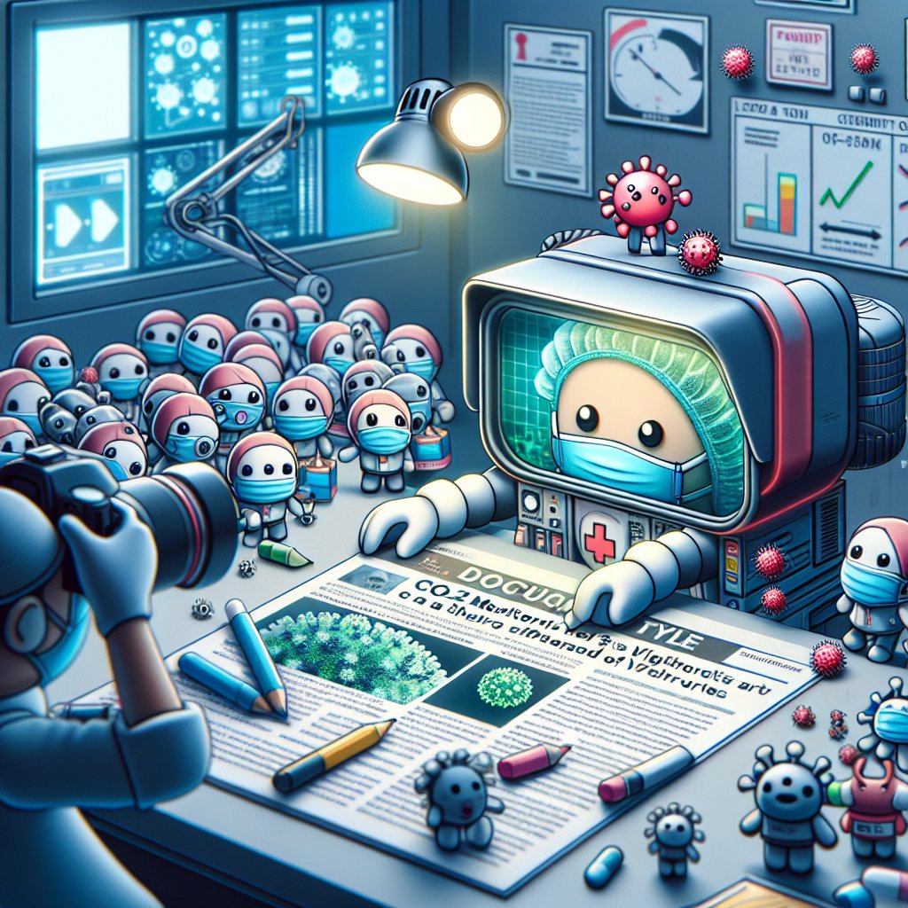 Illustration of Kawaiicon's CO2 Monitoring: A Tech-Driven Defense Against Viral Spread