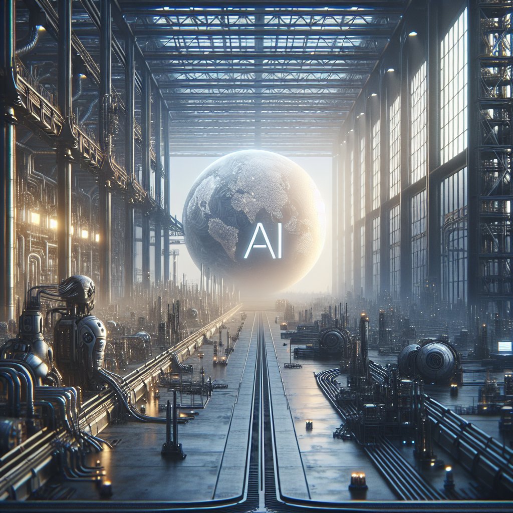 Image for: chatgpt_image_eac303ba.jpg Illustration of Nvidia's AI Models: A Step Towards Tech Dystopia?