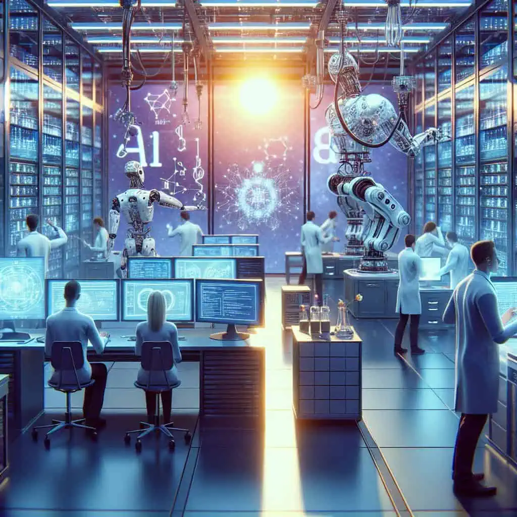 Illustration of OpenAI's Automated Researchers: The Dawn of Algorithmic Science