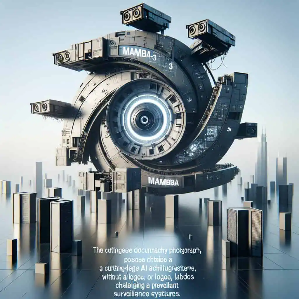 Illustration of Mamba-3: The AI Architecture Challenging Surveillance Systems