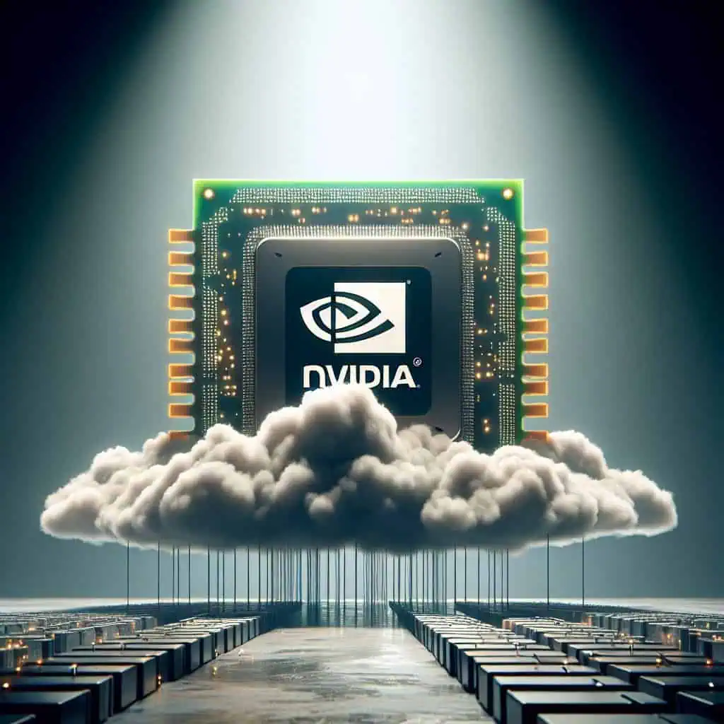 Illustration of Nvidia's AI Chip Monopoly Tightens Grip on AWS