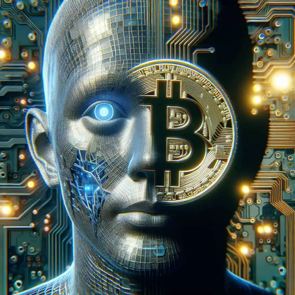 Illustration of AI and the Enigma of Satoshi: A New Bitcoin Thriller