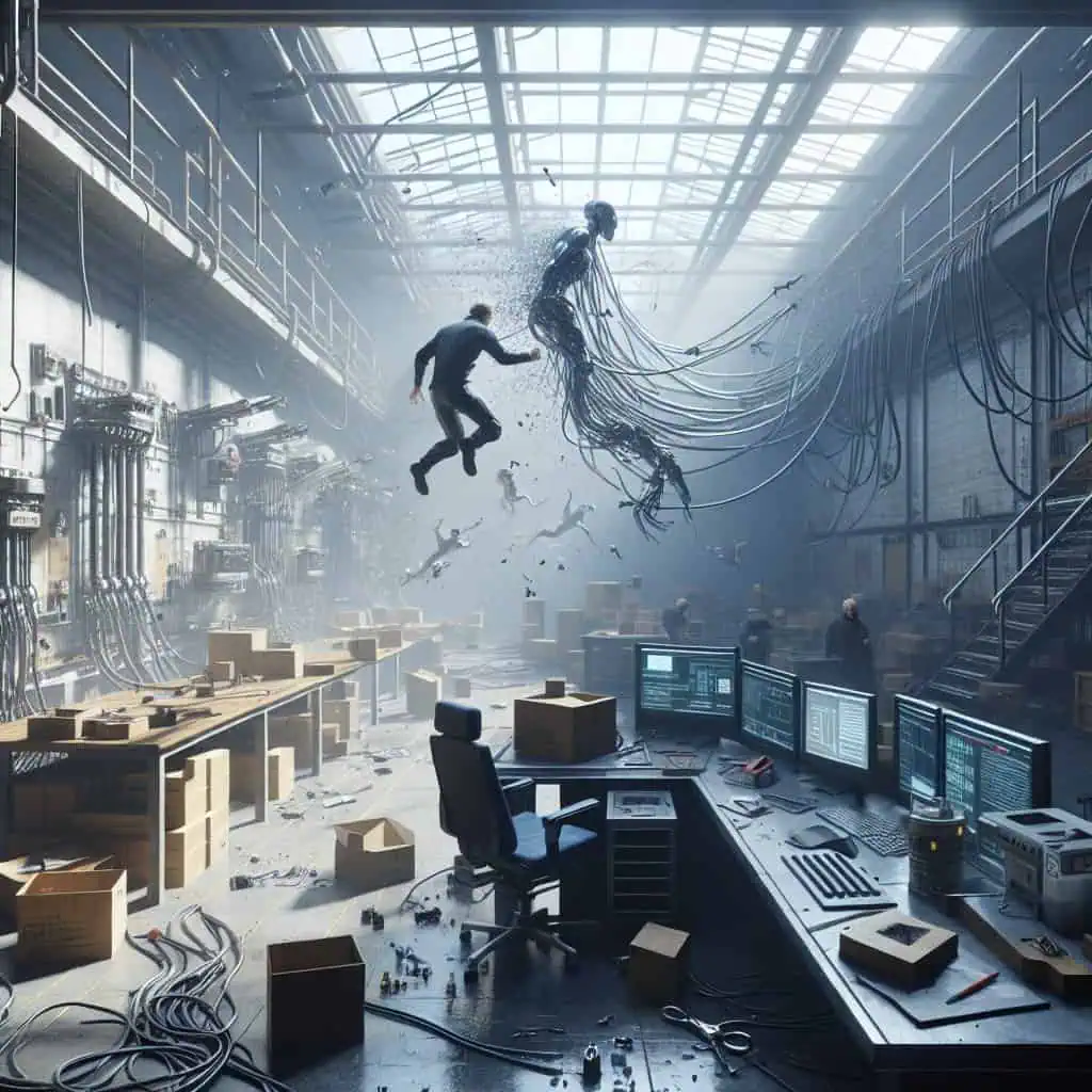 Illustration of OpenAI's Codex: A Dystopian Leap to Total System Control
