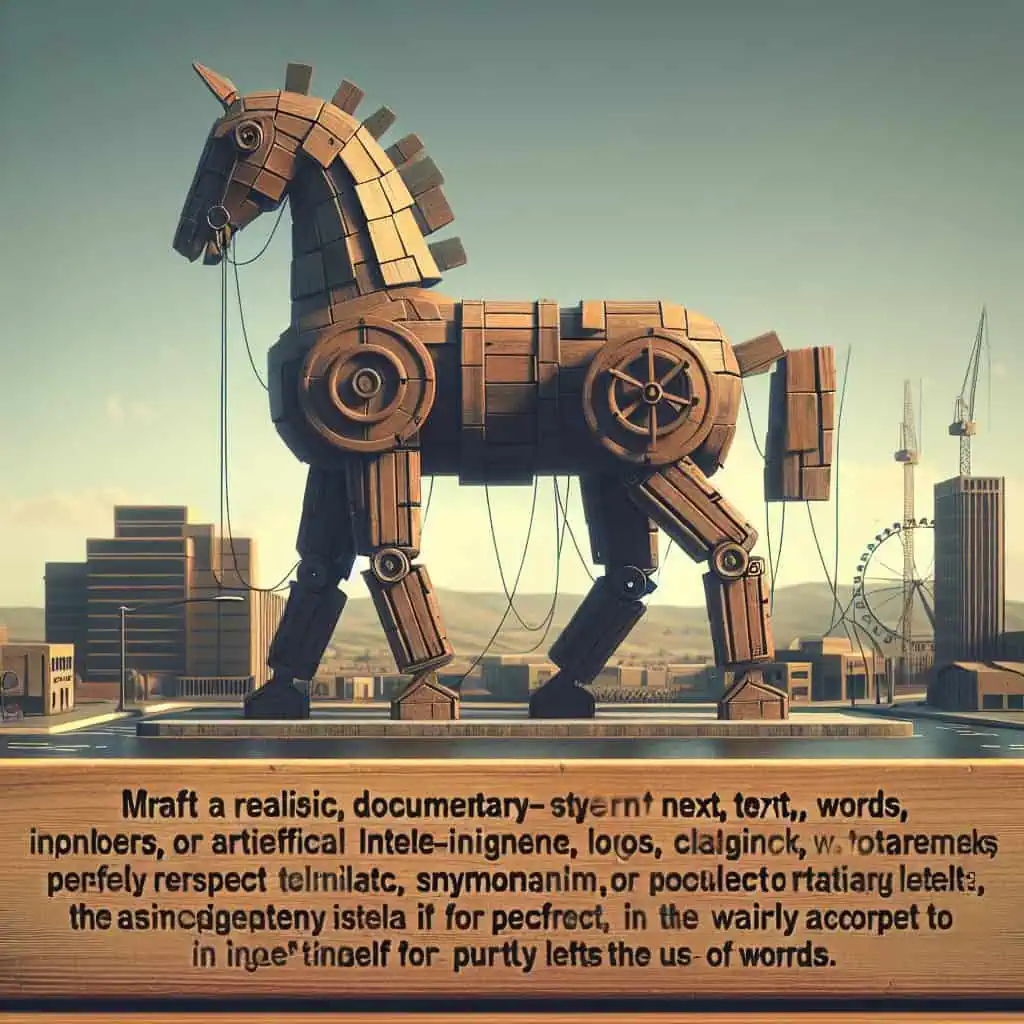 Illustration of MiniMax's AI Model: A Trojan Horse for Control?
