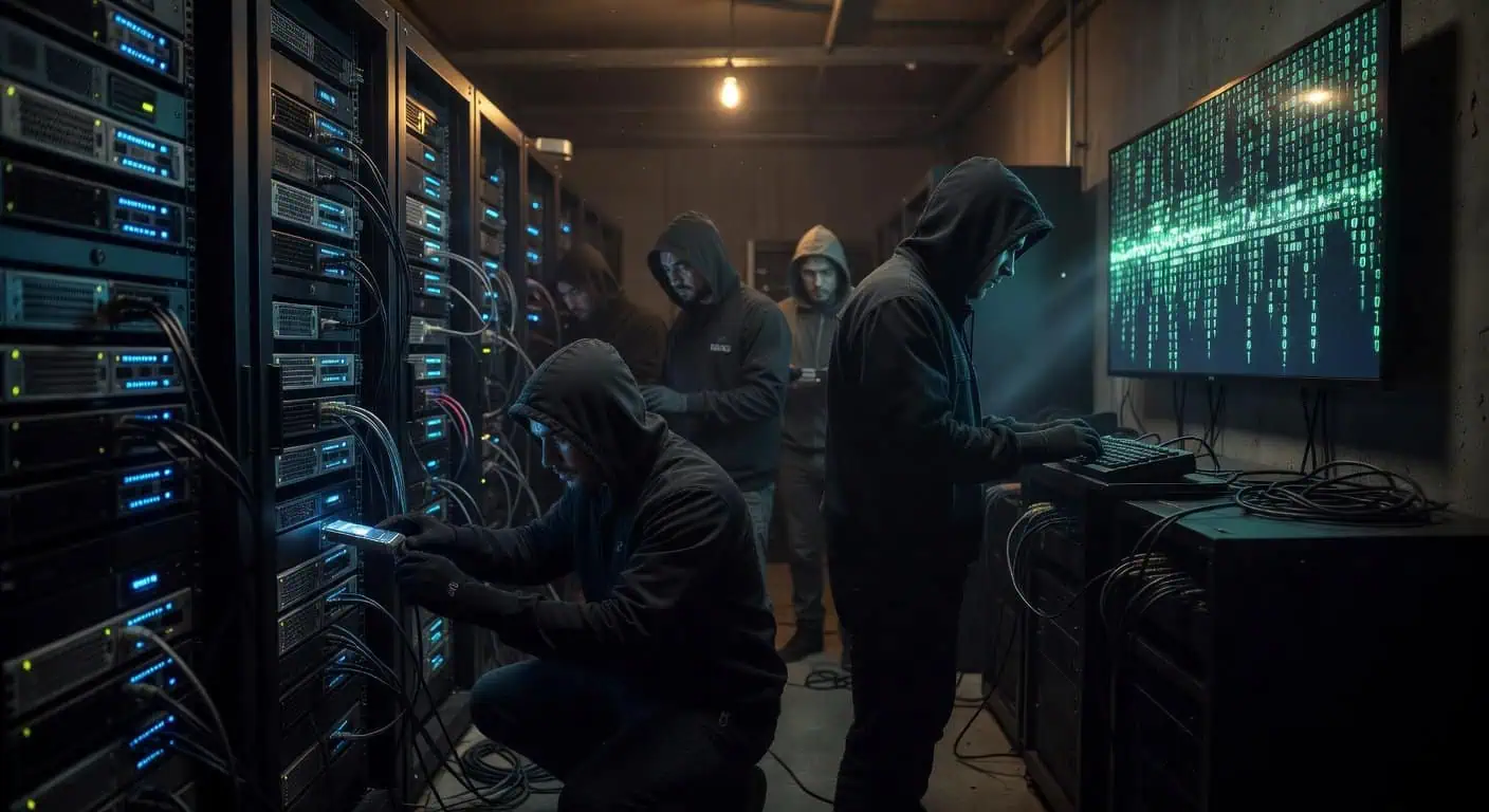 Illustration of Algorithmic Deception: Fake OpenAI Repo Steals Digital Lives