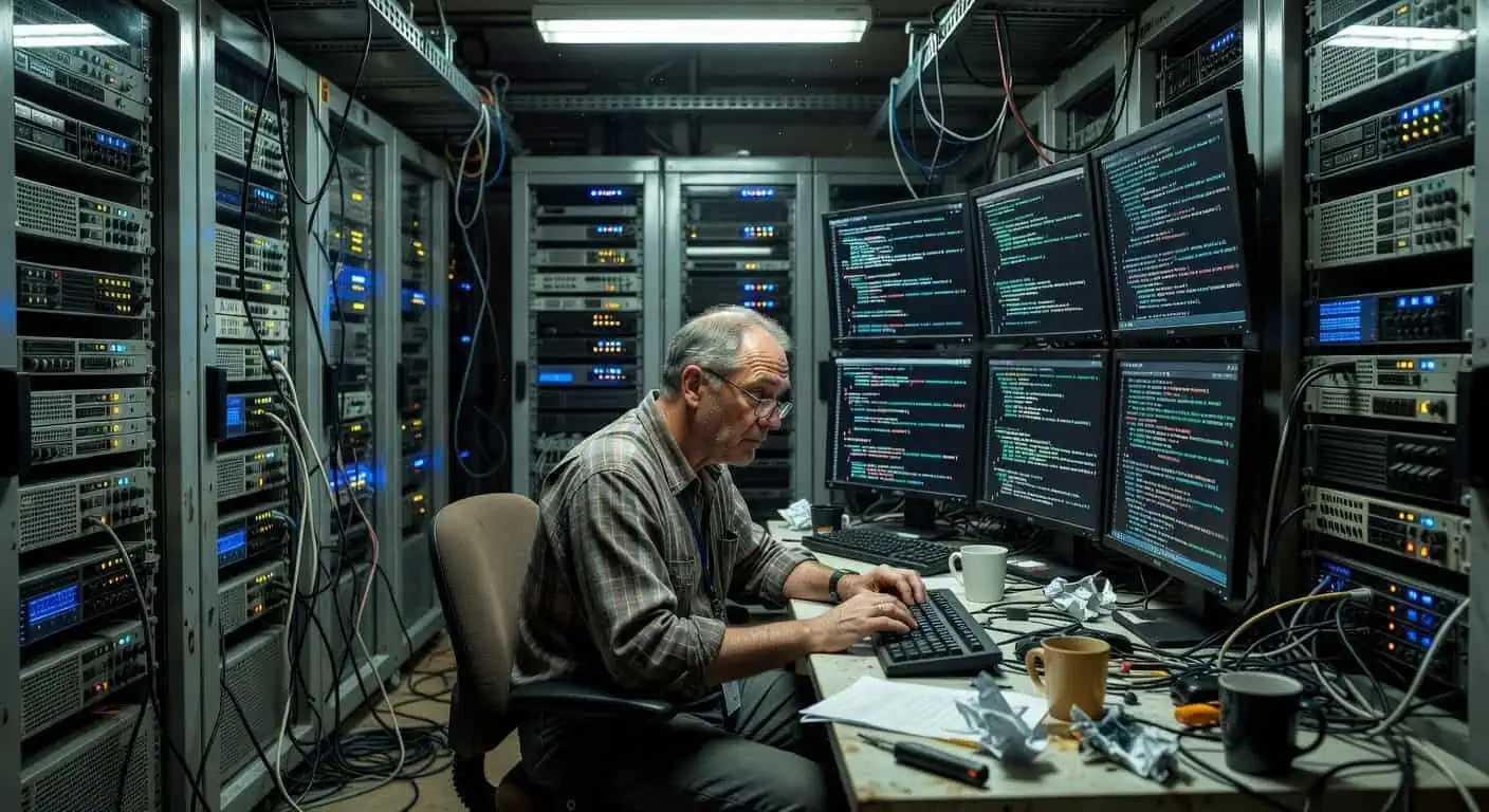 Illustration of IBM's 'Bob': The Algocratic Chokehold on Code Production