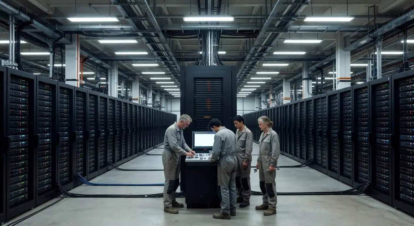 Illustration of AI Monoculture: The Megacorp Grip on Compute and Miner Vulnerability